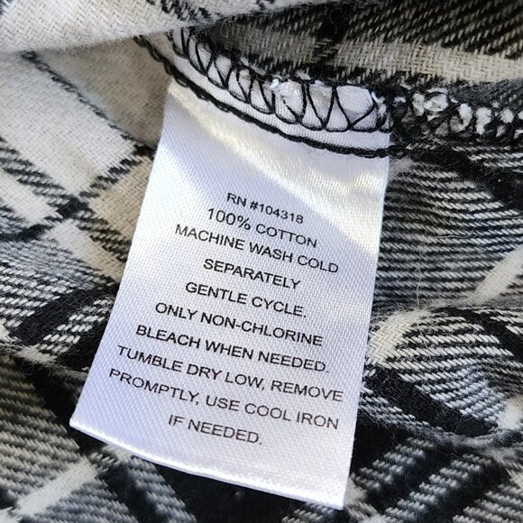 NWT Harlow & Rose Women's Plaid Casual Shirt Dress Size M - Picture 7 of 10